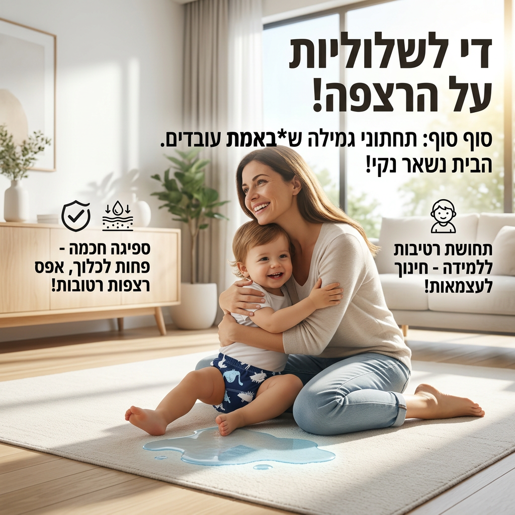 תחתוני גמילה רב פעמיים – לילד שלנו מגיע להיגמל בדרך חכמה יותר